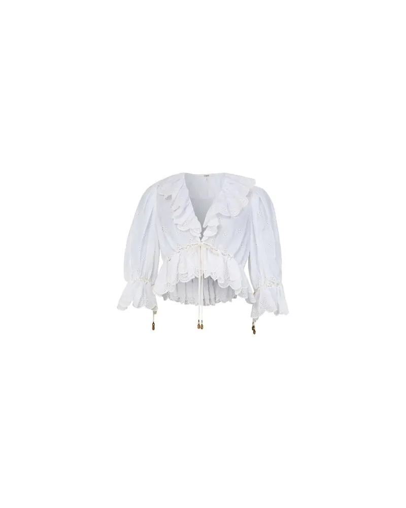 Bottega Veneta Hose im lässigen Schnitt Off-white