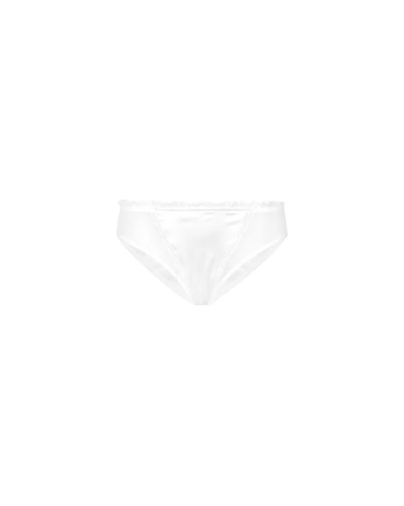 Dolce & Gabbana Tüll-Slips mit Satin White