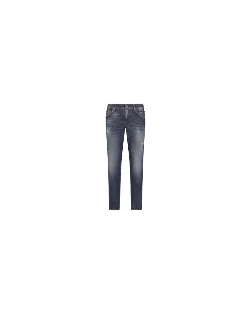 Dolce & Gabbana Slim-Jeans Multicolor