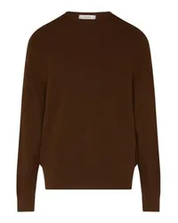 Christophe Lemaire Rundhalspullover Brown