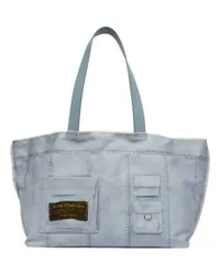 Acne Studios Tote Bag mit Printmuster Blue