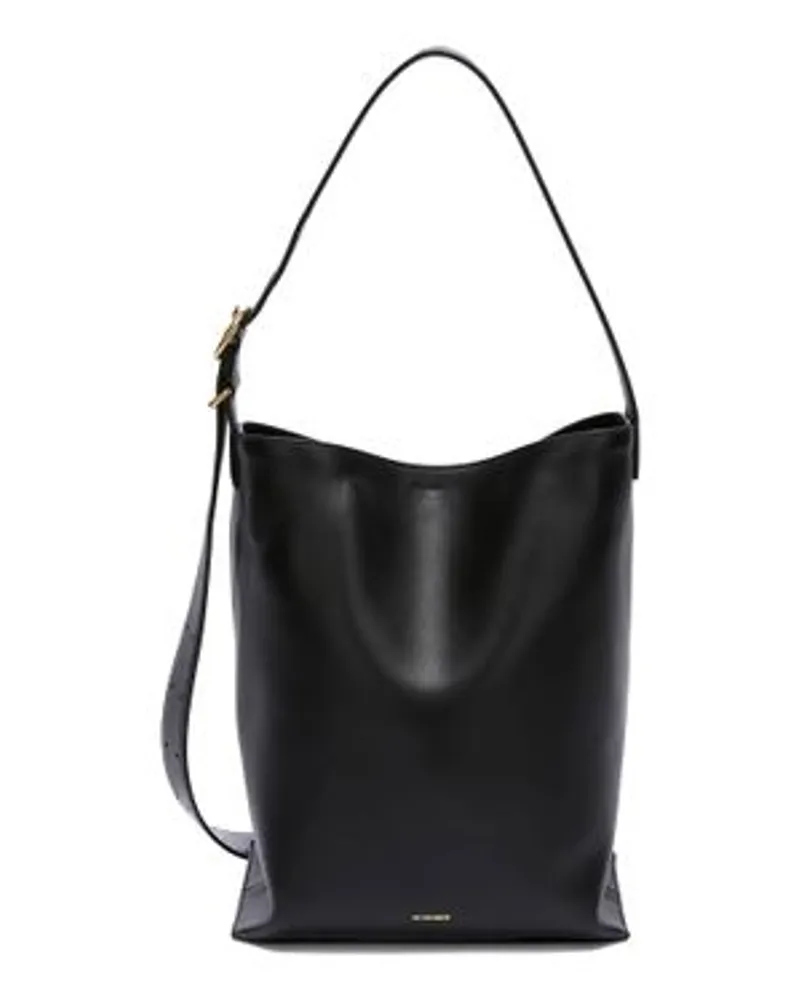 Jil Sander Cannolo Tote Black