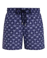 Vilebrequin Badeshorts mit kleinen Sternen Blue