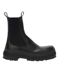 Jil Sander Chelsea-Stiefeletten Black