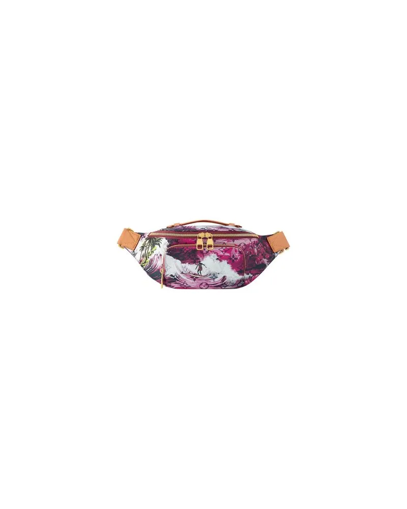 Louis Vuitton Leder-Blazer-Jacke Purple
