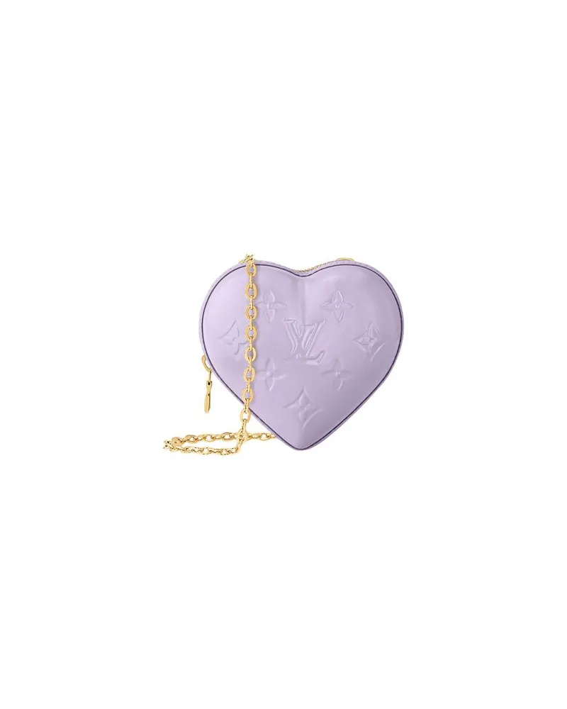 Louis Vuitton Leder-Blazer-Jacke Purple