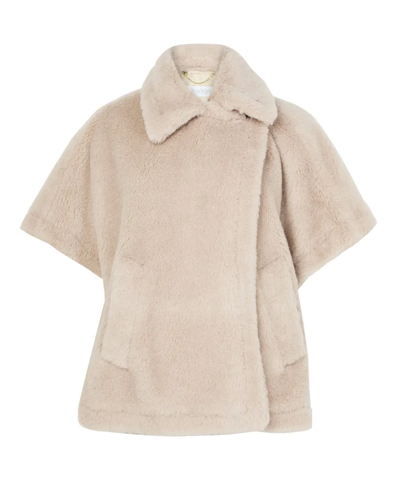 Max Mara Cape aus Teddy-Stoff Tebe 