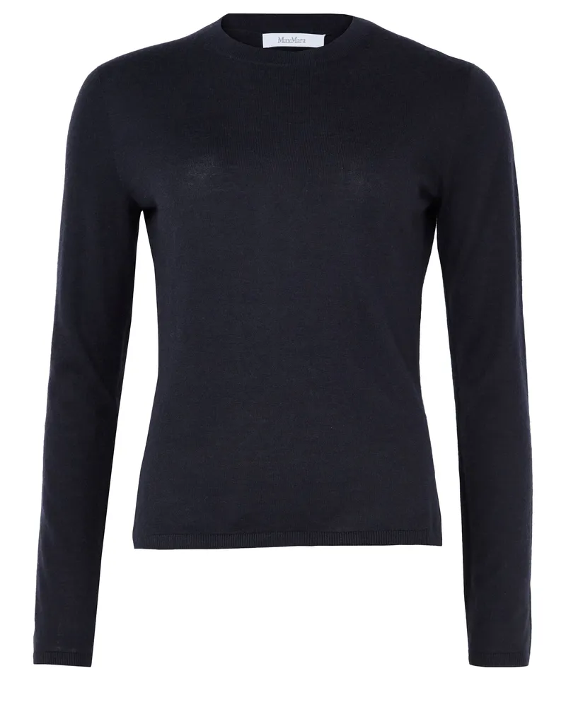 Max Mara Pullover mit Rundhalsausschnitt 