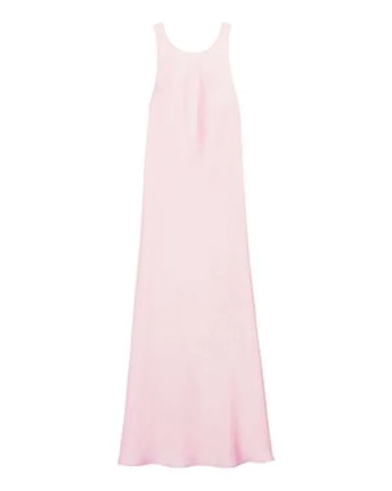 Claudie Pierlot Midikleid, satiniert Pink