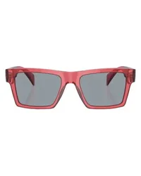 Versace Rechteckige Sonnenbrille VE4445 Red