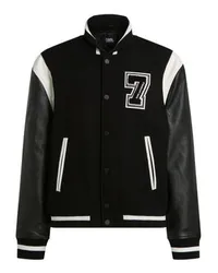 Karl Lagerfeld Varsity-Bomberjacke Black