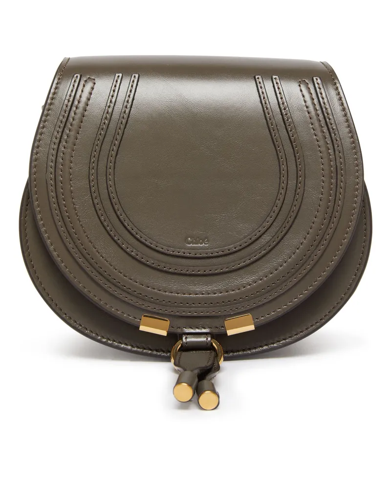 Chloé Kleine Schultertasche Marcie aus Glanzleder 