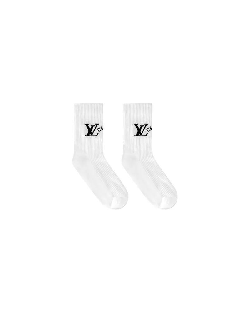 Louis Vuitton LV Vers Socken White
