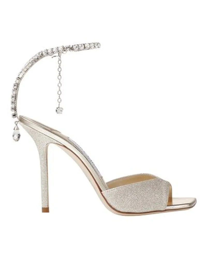 Jimmy Choo Sandalen Saeda 100 Beige