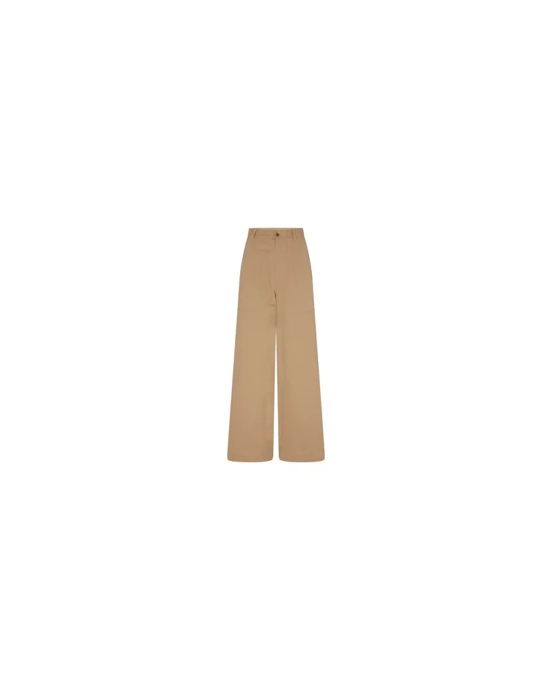 Moncler Straight-leg pants Beige