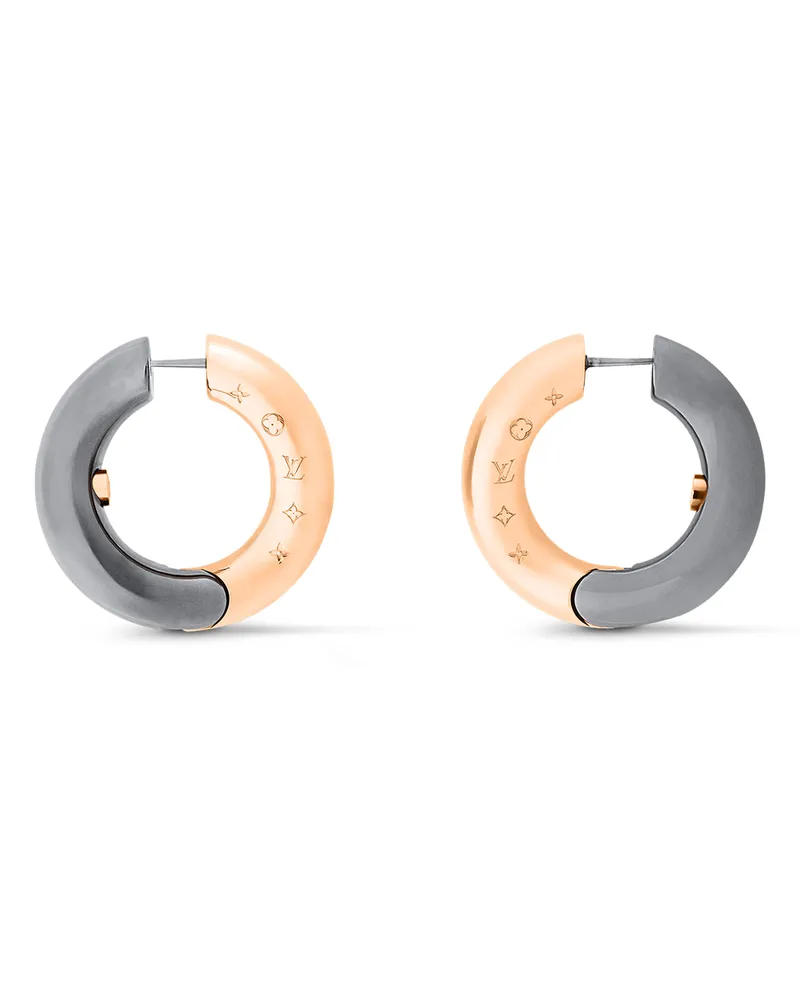 Louis Vuitton Wave Hoops Ohrringe 
