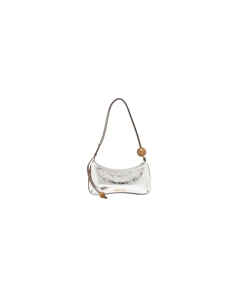 Jacquemus Le Bisou Perle Tasche Silver