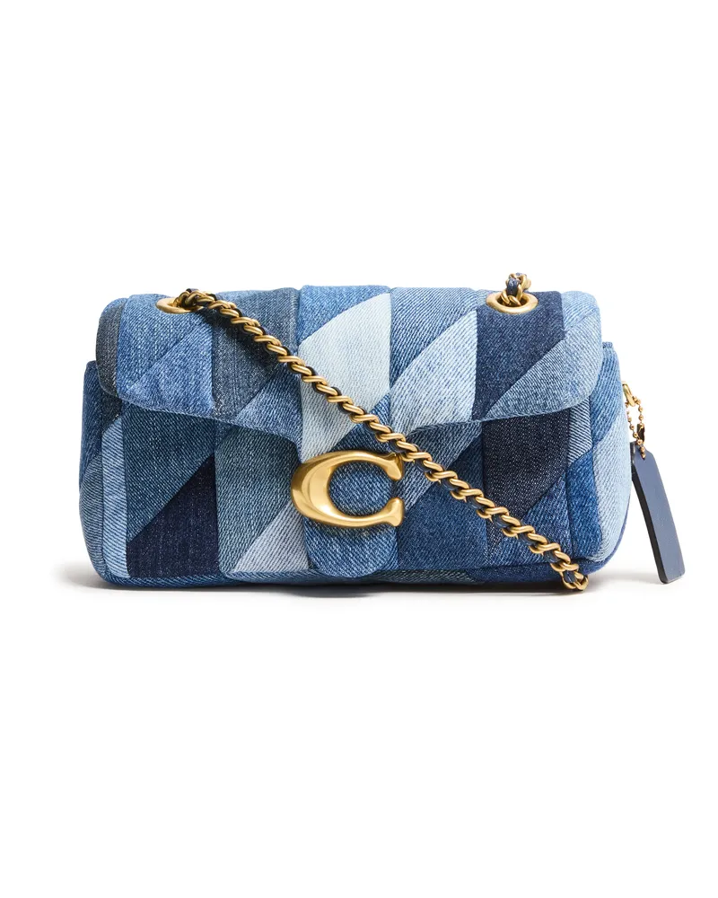 Coach Gesteppte Schultertasche Tabby 20 aus Patchwork-Denim 