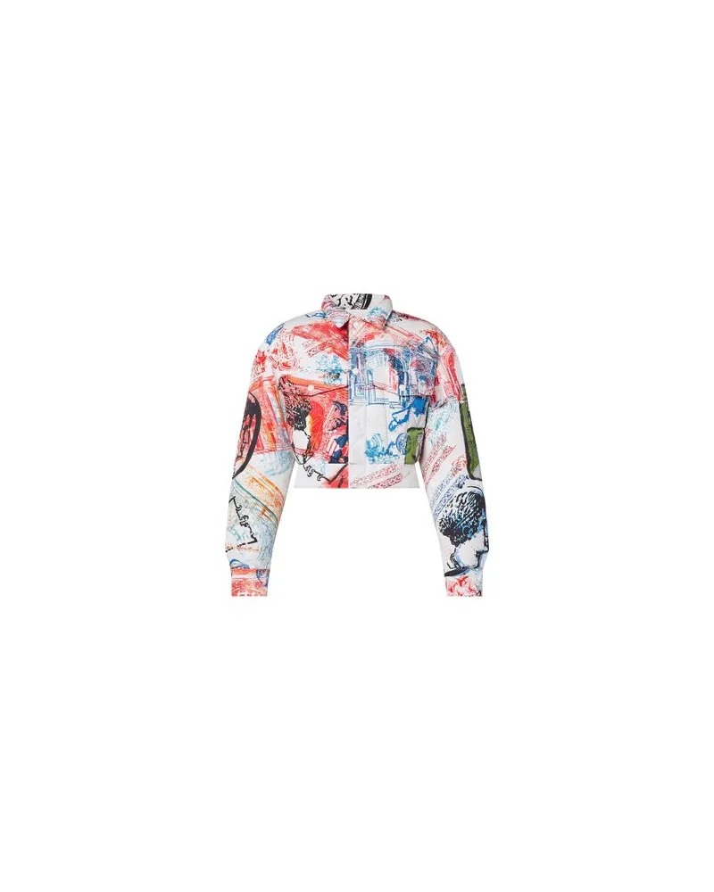 Louis Vuitton Padded Travel Stamp Jacket Off-white
