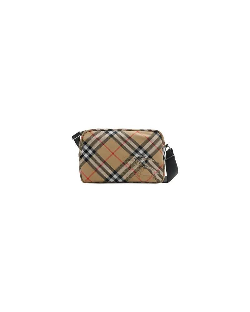 Burberry Crossbody-Tasche Check Beige