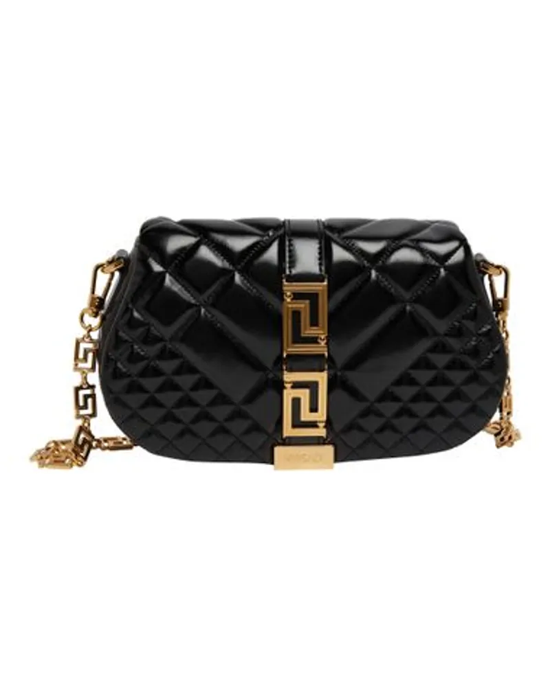 Versace Schultertasche Greca Goddess Medium Black