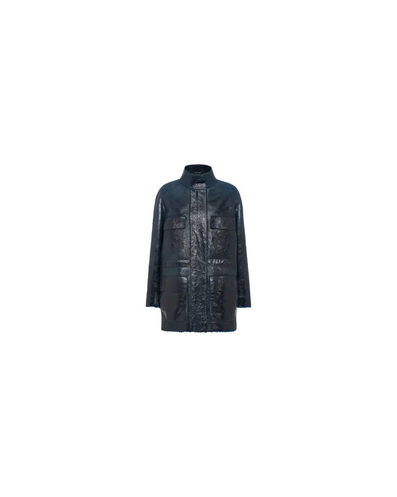 Fendi Jacke mit Stehkragen Blue