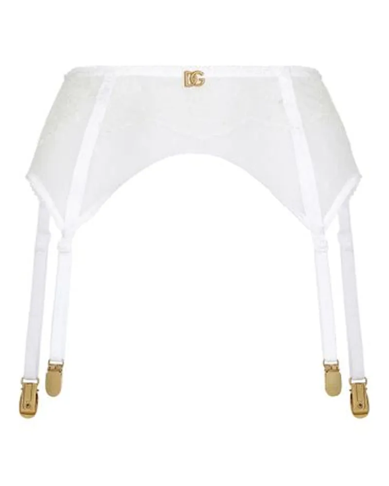 Dolce & Gabbana Strumpfhalter White