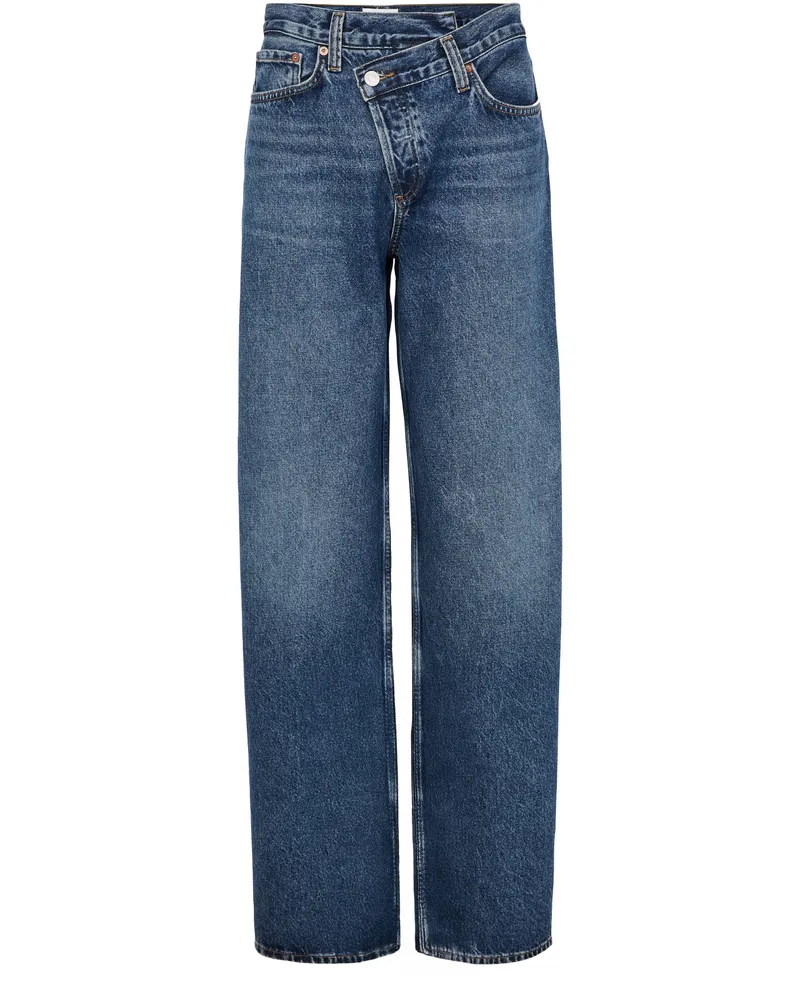 AGOLDE Gerade geschnittene Jeans mit gekreuztem Bund Arc 