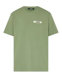 Jacquemus T-Shirt Gros Grain Green