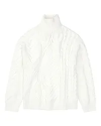 Closed Rollkragenpullover mit Zopfmuster Off-white