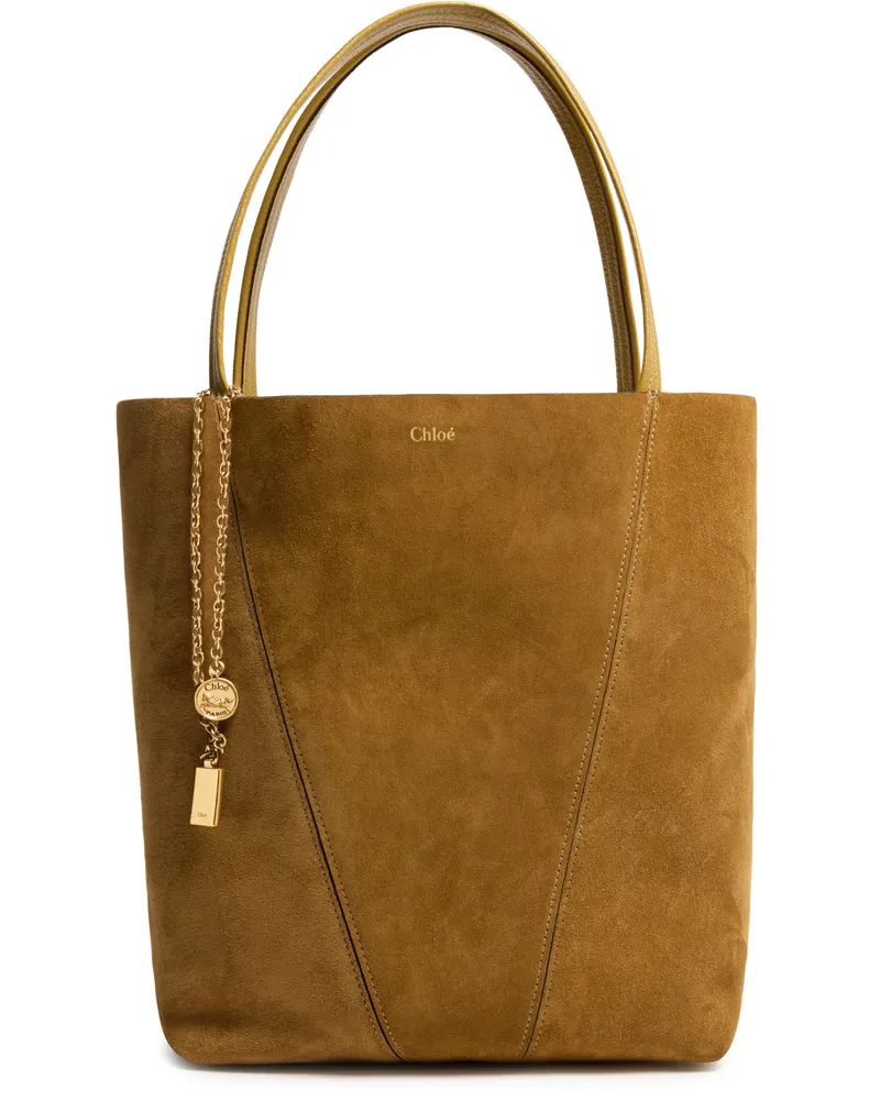 Chloé Spin Tote Bag aus wildleder 