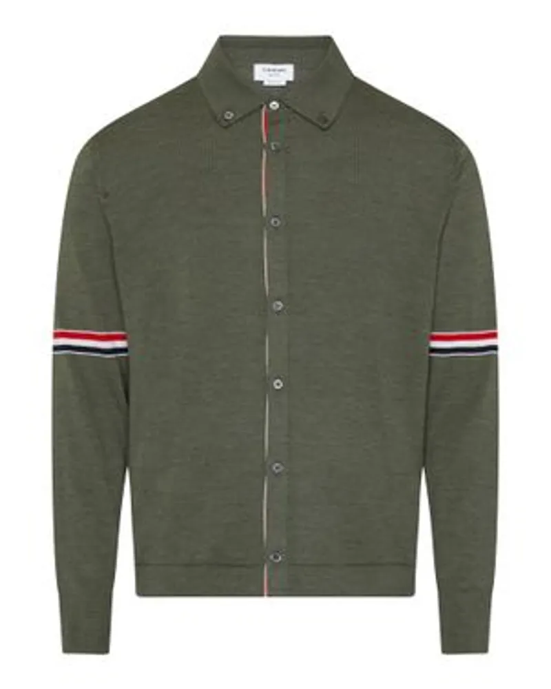 Thom Browne Langärmeliges Hemd Green