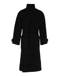 Christophe Lemaire Wickelmantel Black