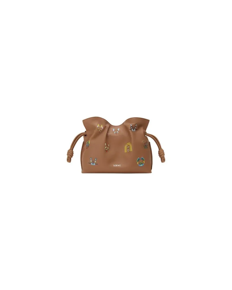 Loewe Cardigan aus Pelz Brown