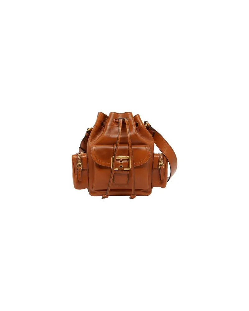 Loewe Cardigan aus Pelz Brown