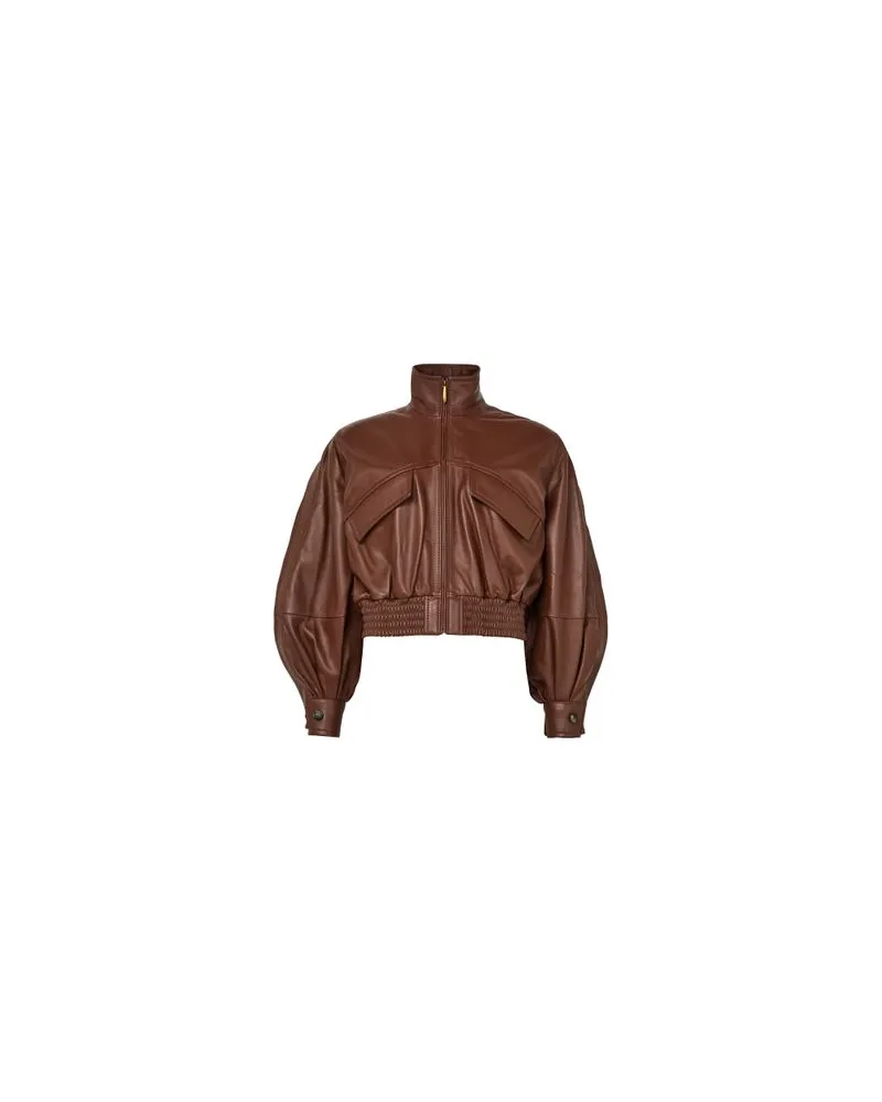 Loewe Cardigan aus Pelz Brown