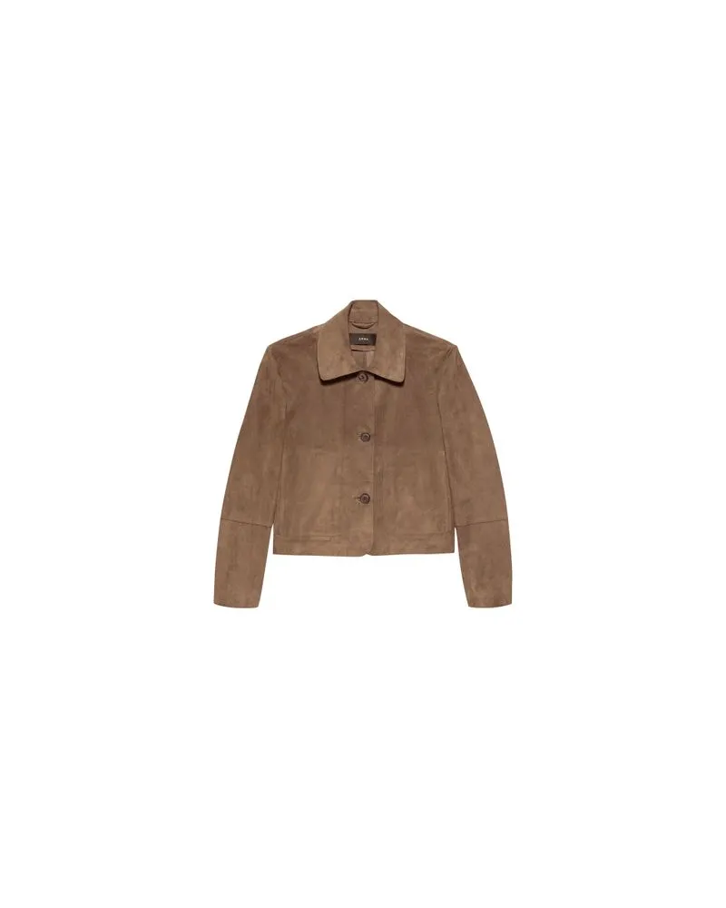 Loewe Cardigan aus Pelz Brown