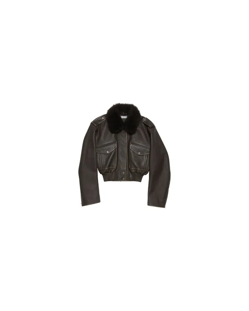 Loewe Cardigan aus Pelz Brown