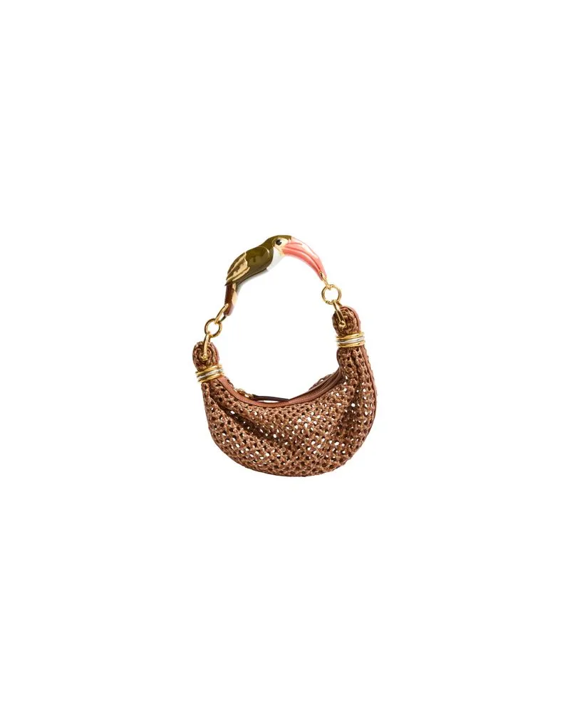Loewe Cardigan aus Pelz Brown