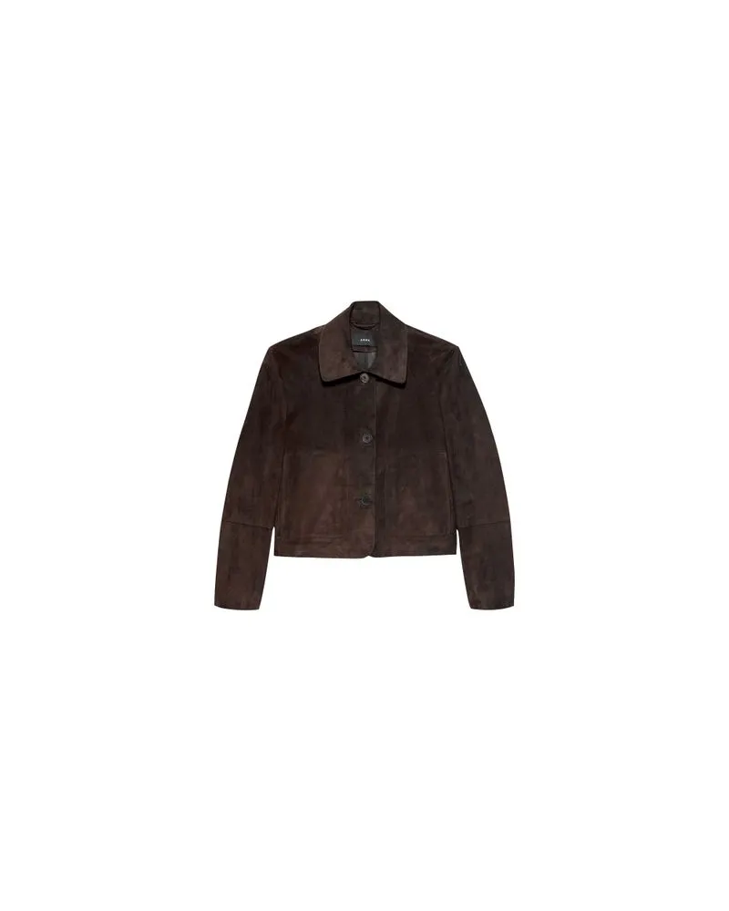 Loewe Cardigan aus Pelz Brown