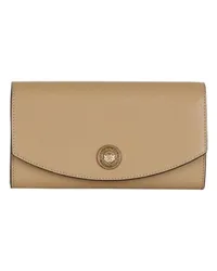 Balmain Clutch Emblème Brown