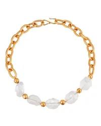 Sylvia Toledano Halskette Oval&Chain Gold