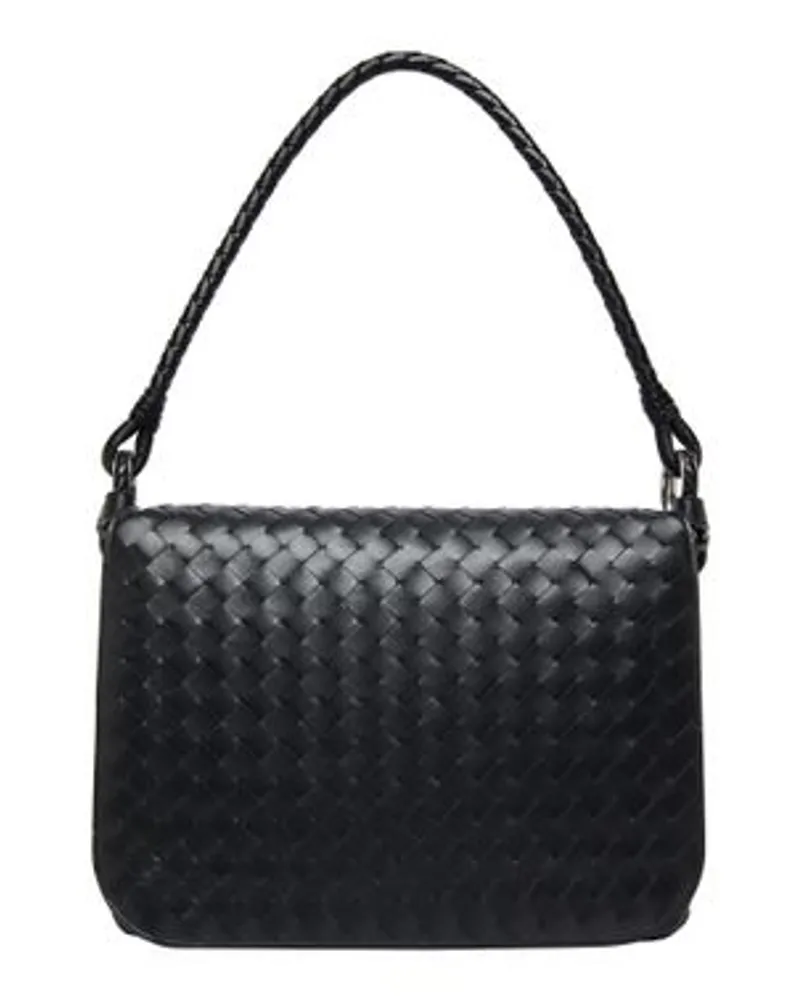 Bottega Veneta Schultertasche Swing Messenger Black