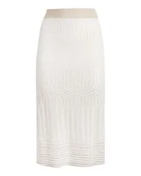 Missoni Mehrfach verarbeiteter Midirock White