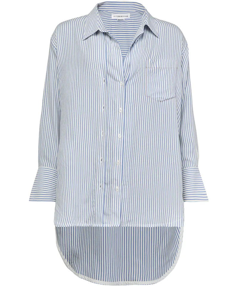 Victoria Beckham Hemd mit Wickelfalte und Detail 