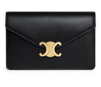 Brieftasche Triomphe mit kette aus glänzendem kalbsleder