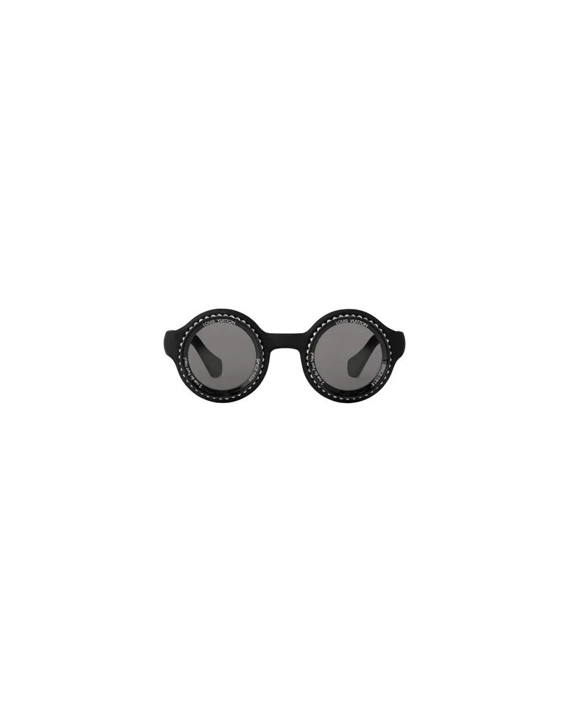 Louis Vuitton LV Super Vision Round Sonnenbrille Black