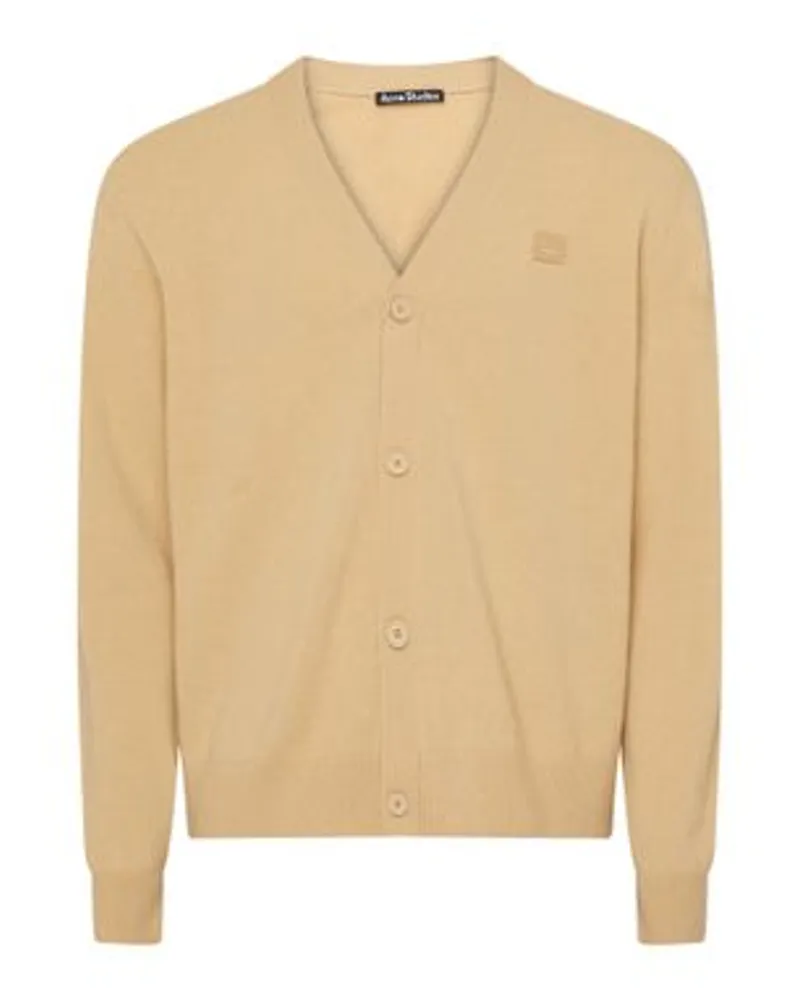 Acne Studios Cardigan Keve New Face Beige