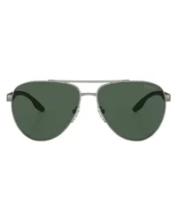 Prada Sonnenbrille Pilot Silver