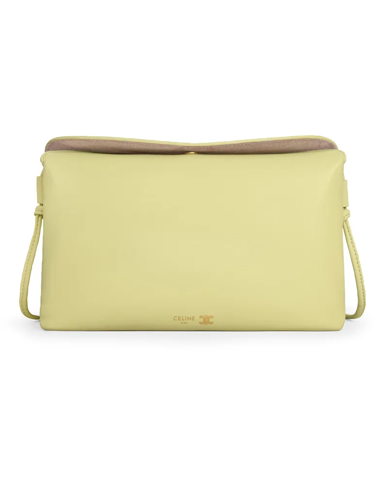 Celine Trio flap aus glattem lammleder 